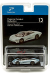 PosterCars 1:64 McLaren Speedtail – Speedtail Silver – Hypercar League Collection