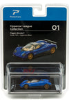 PosterCars 1:64 Pagani Zonda F – Argentina Blue – Hypercar League Collection