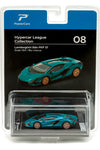 PosterCars 1:64 Lamborghini Sian FKP 37 – Blu Uranus – Hypercar League Collection