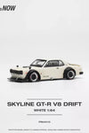 Pop Race 1/64 - Nissan Skyline GT-R V8 Drift (Hakosuka) - White - PR640113