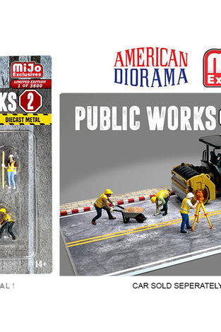 American Diorama 1:64 Public Works 2 – MiJo Exclusives Limited Edition 3,600 Pieces