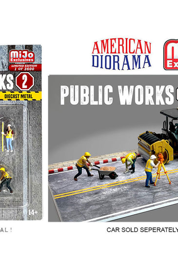 American Diorama 1:64 Public Works 2 – MiJo Exclusives Limited Edition 3,600 Pieces