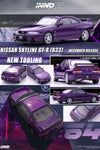 INNO64 1:64 Nissan Skyline R33 GT-R Midnight Purple