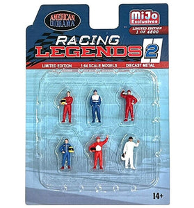 American Diorama 1:64 Diecast Metal Racing legend 2 Figure Set