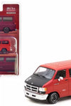 TARMAC WORKS Red Dodge Van