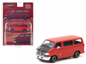 TARMAC WORKS Red Dodge Van