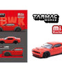 TARMAC WORKS Red Challenger SRT Hellcat