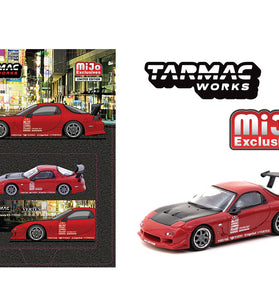 Tarmac Works 1:64 VERTEX Mazda RX-7 FD3S – Red