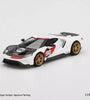 Mini GT 1:64 #313 Ford GT 2021 #98 Heritage Edition White