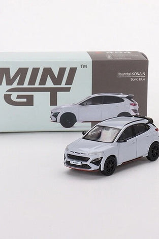 MINI GT 1:64 #454 Hyundai KONA N Sonic Blue