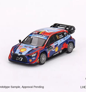 Mini GT 1:64 #710 Hyundai i20 N Rally1 Hybrid #11 2023 Rally Monte Carlo 3rd