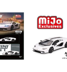 MINI GT #567 LAMBORGHINI COUNTACH LPI 800-4 BIANCO SIDERALE
