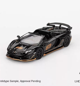 Mini GT 1:64 Lamborghini Aventador SVJ 63 Roadster Nero Aldebaran