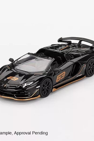 Mini GT 1:64 Lamborghini Aventador SVJ 63 Roadster Nero Aldebaran