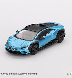 Mini GT 1:64 #807 Lamborghini Huracán Sterrato Blu Aegir