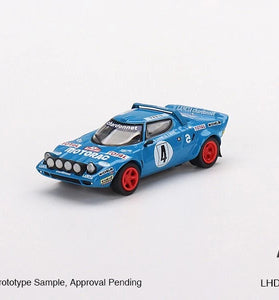 Mini GT 1:64 #504 Lancia Stratos HF #4 1979 Rally MonteCarlo Winner