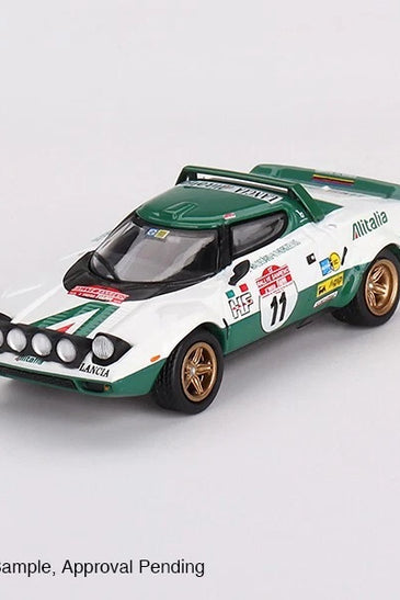Mini GT 1:64 #628 Lancia Stratos HF 1975 Rally Sanremo Winner #11