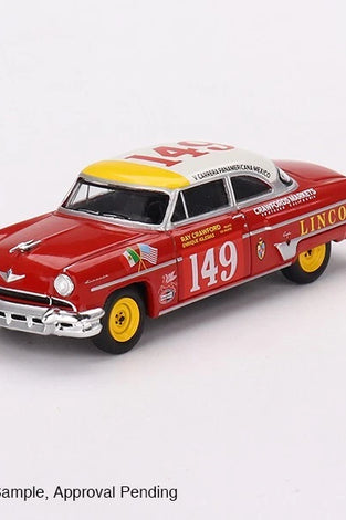 Mini GT 1:64 #611 1954 Lincoln Capri #149 Carrera Panamericana Class Winner