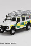 Mini GT 1:64 #159 Land Rover Defender 110 British Red Cross Search & Rescue