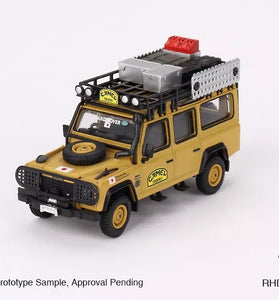 MINI GT #751 - LAND ROVER DEFENDER 110 1989 CAMEL TROPHY JAPAN