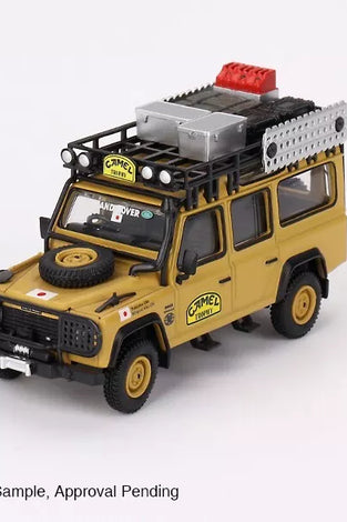 MINI GT #751 - LAND ROVER DEFENDER 110 1989 CAMEL TROPHY JAPAN