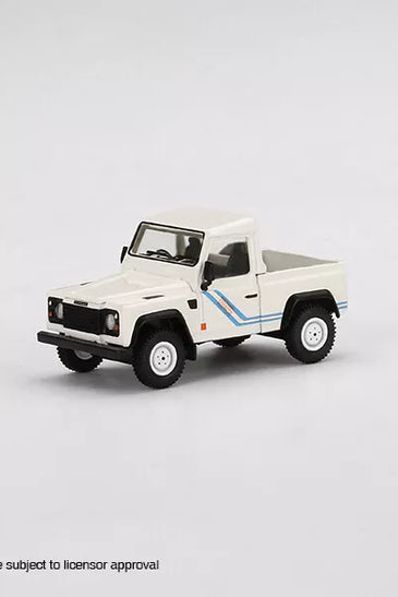 Mini GT 1:64 Land Rover Defender 90 Pickup White