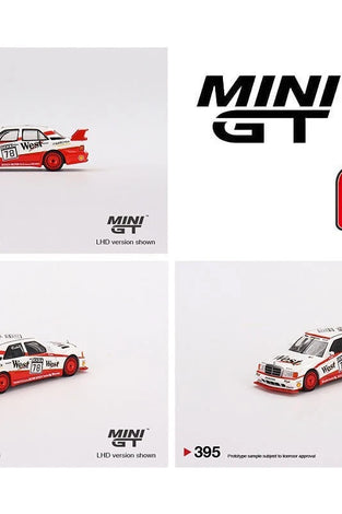 MINI GT #239 MERCEDES-BENZ 190E 2.5-16 EVOLUTION II #7 "EAST" 1991 DTM