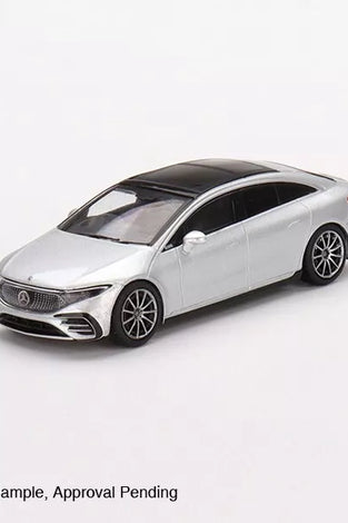 Mini GT 1:64 #508 Mercedes-Benz EQS 580 4MATIC Silver Metallic