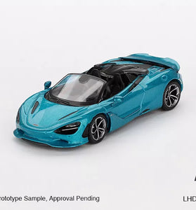 Mini GT 1:64 #812 McLaren 750S Spider Belize Blue