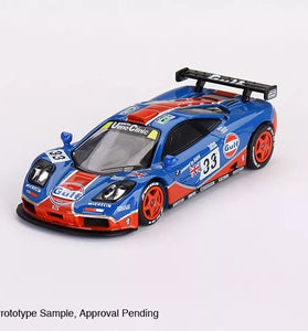 Mini GT 1:64 #723 McLaren F1 GTR #33 1996 Le Mans 24Hr Gulf