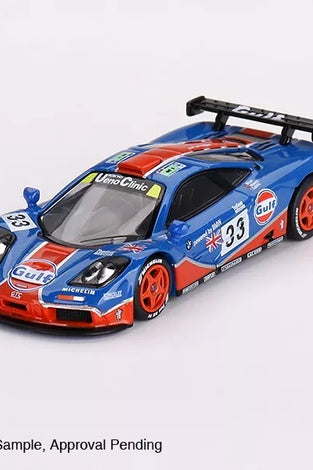 Mini GT 1:64 #723 McLaren F1 GTR #33 1996 Le Mans 24Hr Gulf