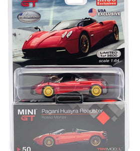 Mini GT 1:64 #382 Pagani Huayra Roadster (Red)