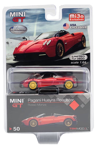 Mini GT 1:64 #382 Pagani Huayra Roadster (Red)