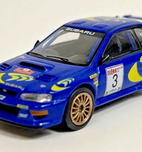 Mini GT 1:64 #512 BOXED 1997 Subaru Impreza #3 Winner Rally San Remo LHD WRC McRae Grist