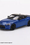 MINI GT #453 BLUE NISSAN Z PERFORMANCE 2023 SERIAN BLUE