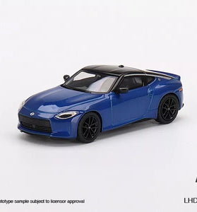 MINI GT #453 BLUE NISSAN Z PERFORMANCE 2023 SERIAN BLUE