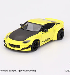 Mini GT #752 1/64 Nissan Z Pandem Ikazuchi Yellow