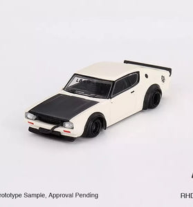Mini GT 1:64 #702 Nissan Kenmeri Liberty Walk White
