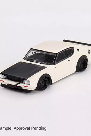 Mini GT 1:64 #702 Nissan Kenmeri Liberty Walk White