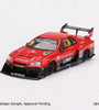 Mini GT 1:64 #843 LBWK Nissan LB-ER34 Super Silhouette Red/Black