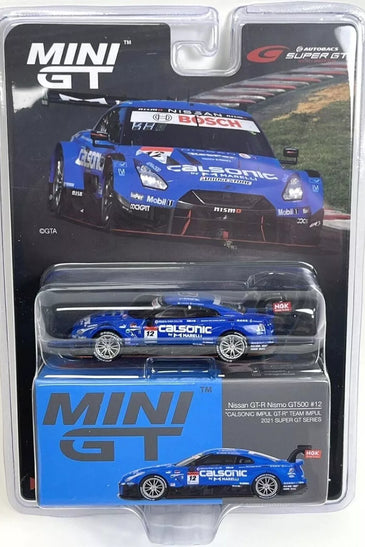 Mini GT 1:64 #636Japan Exclusive Super GT Nissan GT-R Nismo GT500 #12 Team Impul