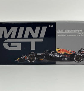 Mini GT 1:64 #538 Sergio Perez 2022 Abu Dhabi GP 3rd Red Bull RB18 #11