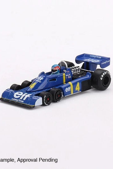 Mini GT 1:64 #584 Tyrrell P34 #4 Patrick Depailler 1976 Swedish GP 2nd Place