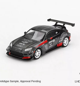 Mini GT 1:64 #820 Toyota GR86 Larry Chen HKS Turbocharged GR86 Gray