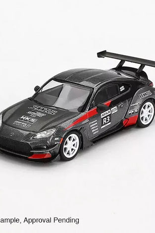 Mini GT 1:64 #820 Toyota GR86 Larry Chen HKS Turbocharged GR86 Gray