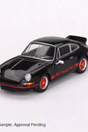 Mini GT 1:64 Porsche 911 Carrera RS 2.7 Black with Red Livery