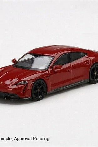 MINI GT 1:64 #289 RED PORSCHE TAYCAN TURBO S