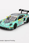 Mini GT 1:64 #804 Porsche 911 GT3 R #28 HubAuto Racing 2023 Macau Grand Prix