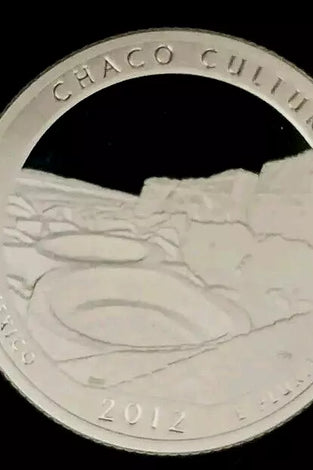 2012-S SILVER PROOF WASHINGTON ACADIA STATE PARK QUARTER