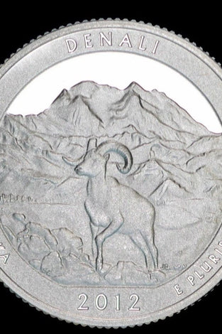 2012-S SILVER PROOF WASHINGTON DENALI STATE PARK QUARTER